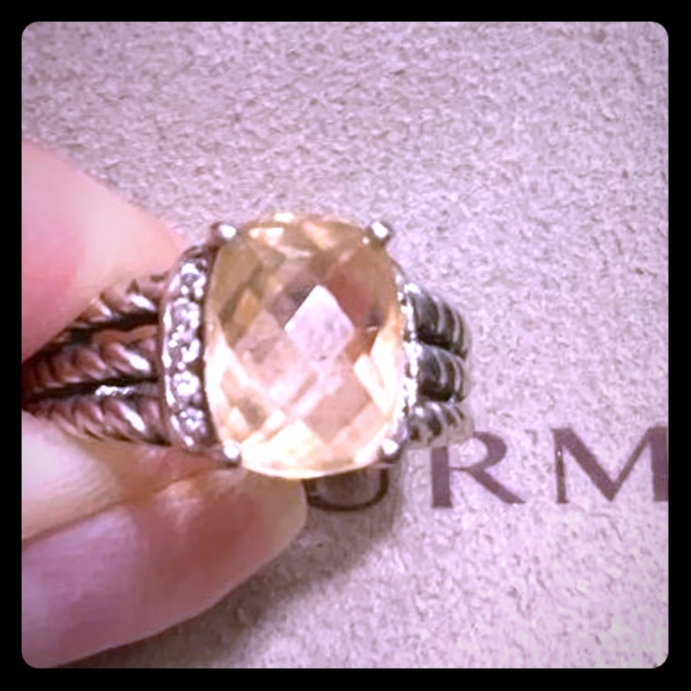 DY Morganite Ring